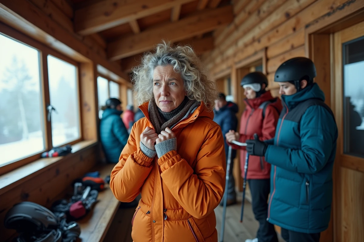 Femme mi-âgée en train d